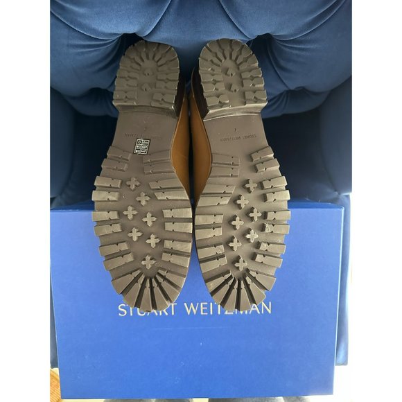 NWB Stuart Weitzman Laine Chelsea Bootie Brown | Size 7B - Picture 5 of 10